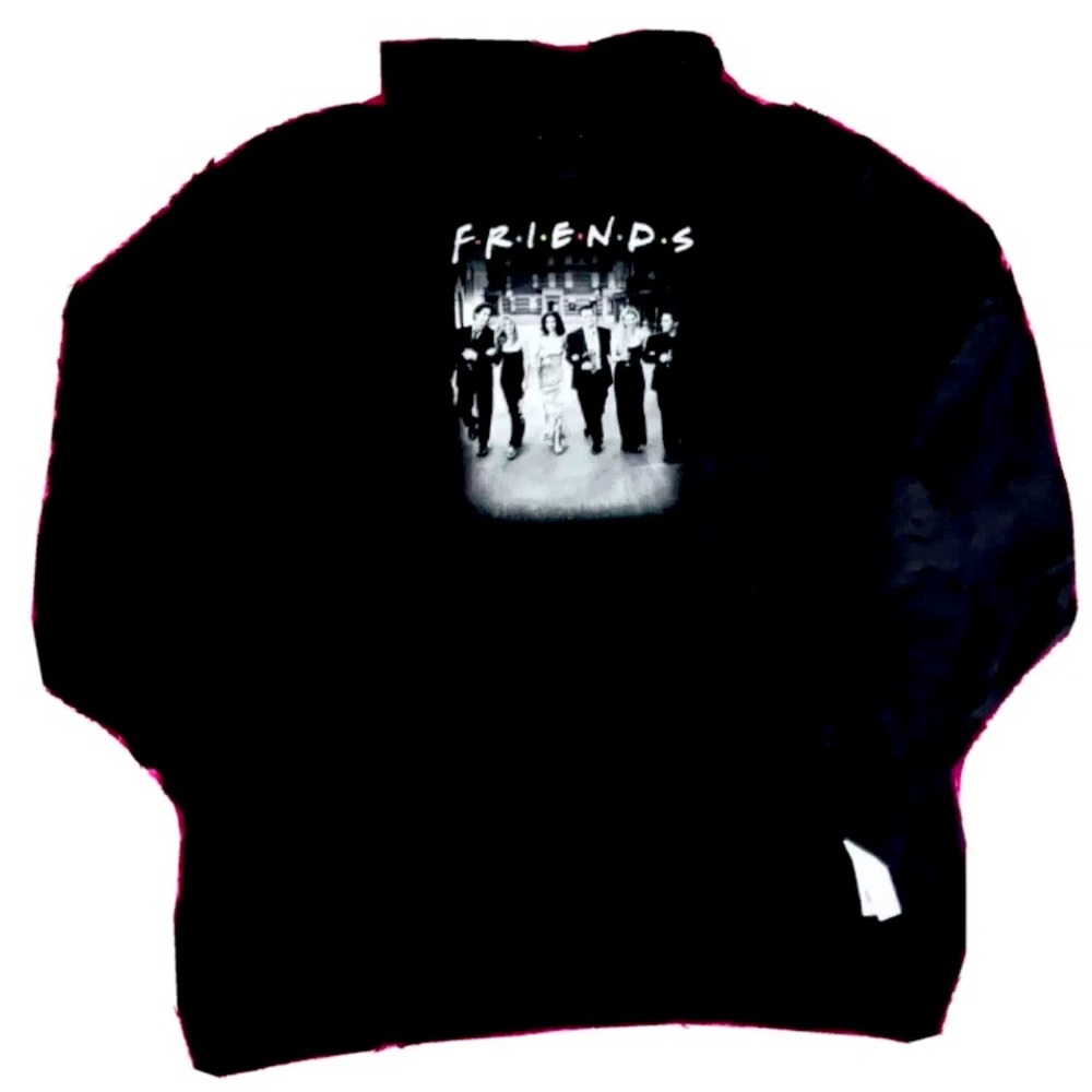 Brand new w Tags Friends Graphic warm Hoodie Black